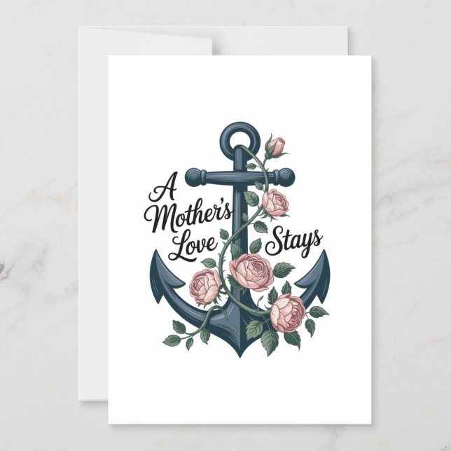 A Mother’s Love Stays Magneteinladung (Vorderseite)