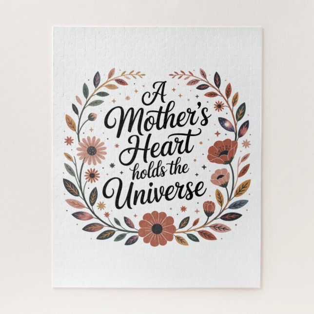 A Mother's Heart Holds The Universe (Vertikal)