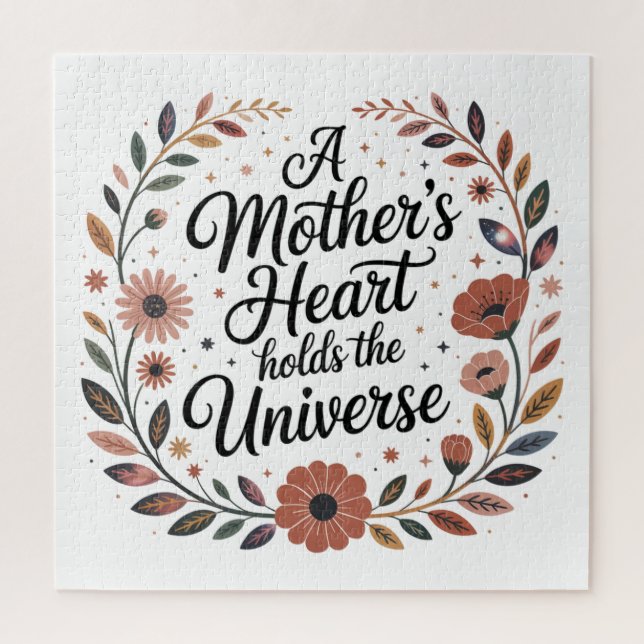 A Mother's Heart Holds The Universe (Vertikal)