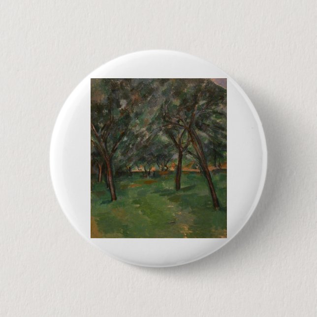 A Nah - Paul Cezanne - c1890 Button (Vorderseite)