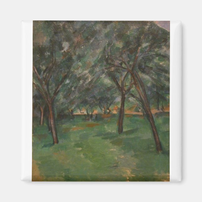 A Nah - Paul Cezanne - c1890 Magnet (Vorne)