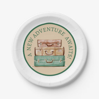 A New Adventure Awaits Papaer Plates Pappteller