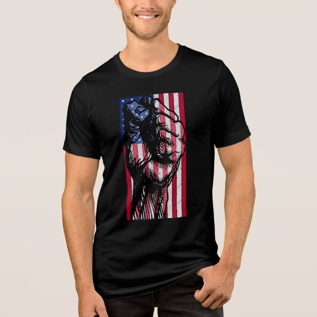 A New American Revolution  Tri-Blend Shirt (Vorderseite)