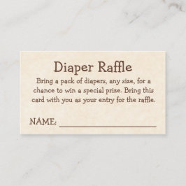 A New Chapter Begins - Diaper Raffle Begleitkarte