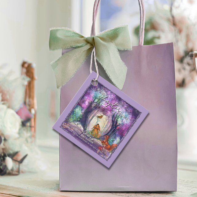  A New Chapter Begins I Storybook Baby shower Geschenkanhänger (A New Chapter Begins I Storybook Baby shower Favor Tags)