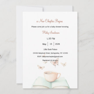 A New Chapter Begins Invitation
