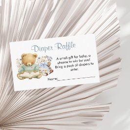 A New Chapter will soon Begin Diaper Raffle Begleitkarte