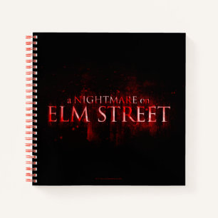 A Nightmare on Elm Street   Bloody Text Notizbuch