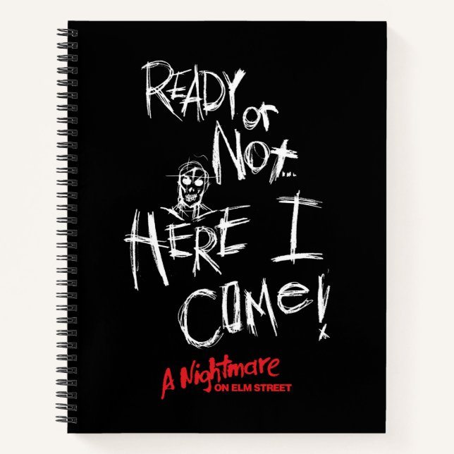 A Nightmare on Elm Street | Here I Come Notizbuch (Vorderseite)