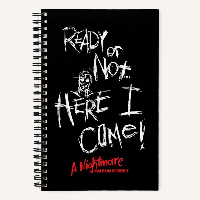 A Nightmare on Elm Street | Here I Come Notizbuch (Vorderseite)