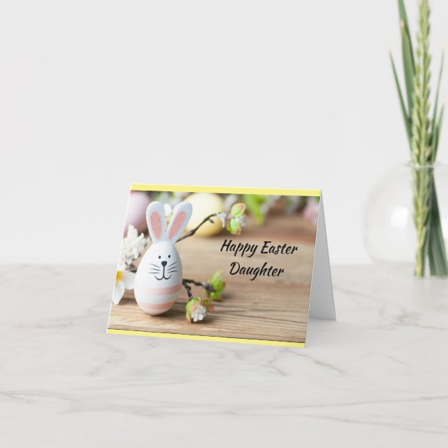 À NOTRE**FILLE*** SPÉCIALE À LA CARTE DE PÂQUES (Devant)