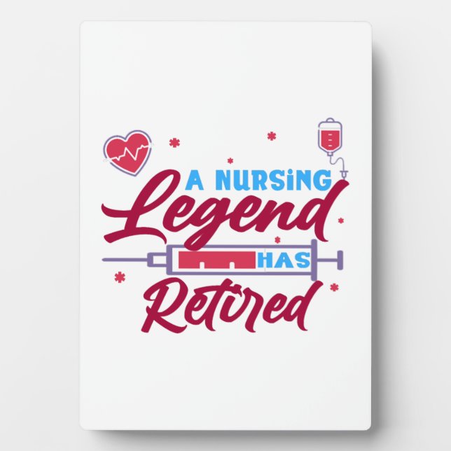 A Nursing legend has Retired Fotoplatte (Vorderseite)