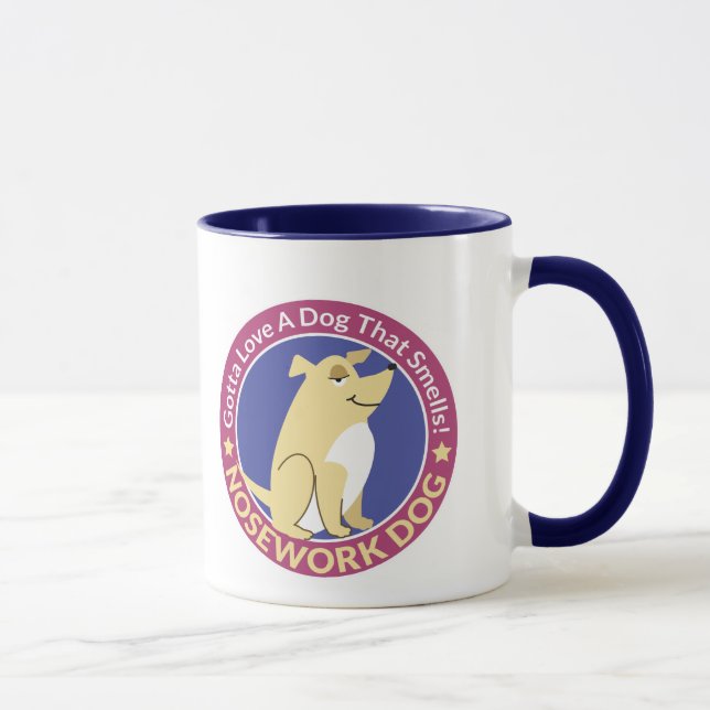 "A obtenu d'aimer un chien qui sent" tasse de (Droite)
