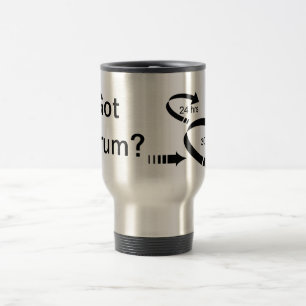 "A obtenu la bousculade ?" Tasse de café
