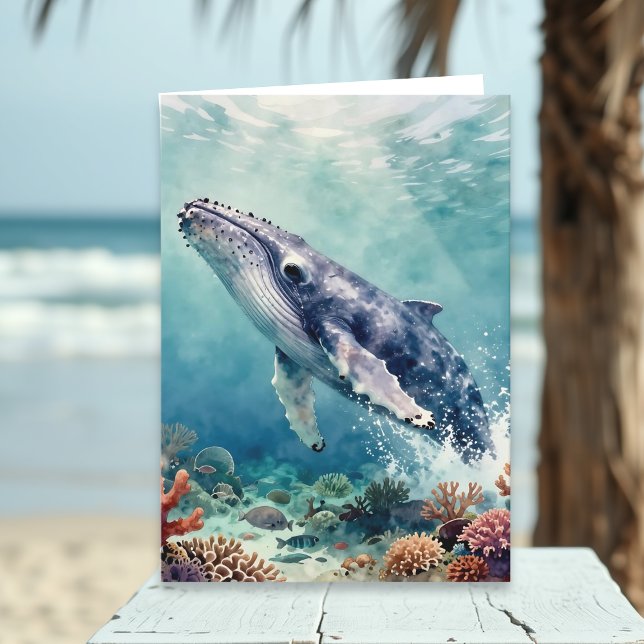 A Oceanic Themed Birthday Poem  Karte (Von Creator hochgeladen)