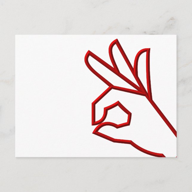 A-Okay Postkarte (Vorderseite)