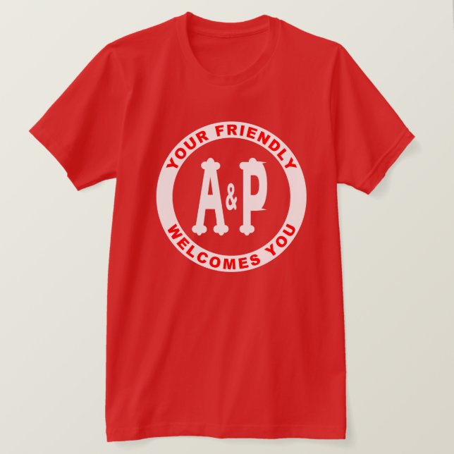 A&P Illinois Lebensmittelgeschäft T - Shirt (Design vorne)
