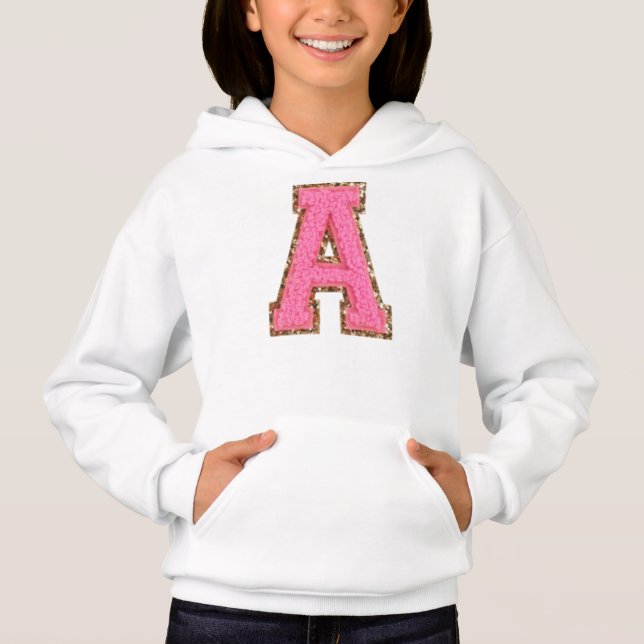 A - Parties scintillant Bubblegum Varsity - Patche (Devant)