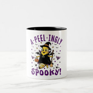 A-Peel-Spooky Halloween Bananendesign Zweifarbige Tasse