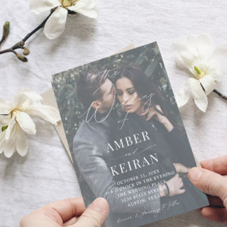 À peine là Shades - Faire-part de mariage photo