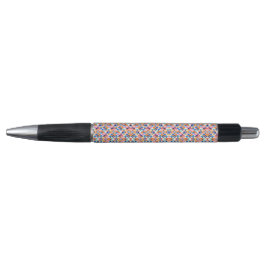 A pen with a colorful geometric pattern kugelschreiber
