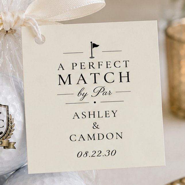 A Perfect Match von Par Wedding Geschenkanhänger (Von Creator hochgeladen)