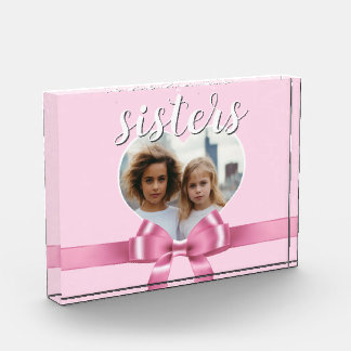A personalized heart template - sisters fotoblock