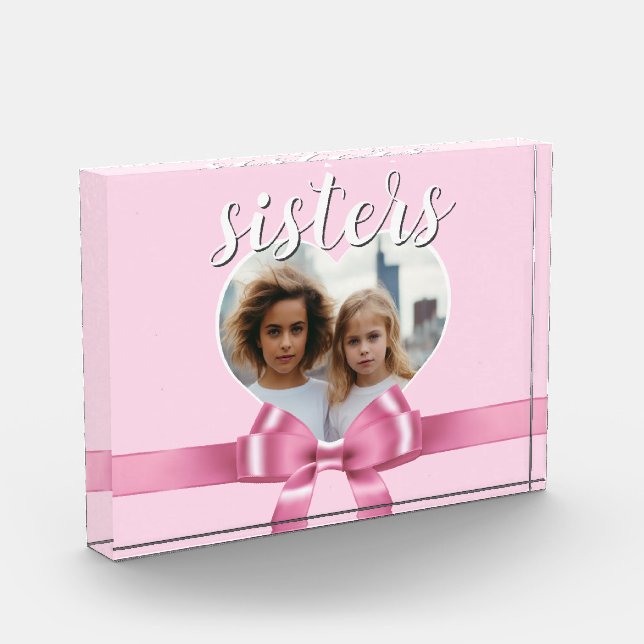 A personalized heart template - sisters fotoblock (Links)