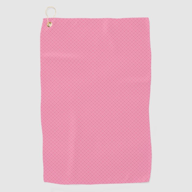 A pink towel with a textured pattern  golfhandtuch (Vorderseite)