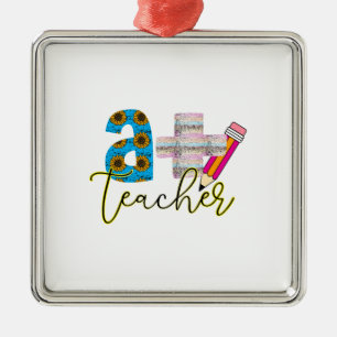 A Plus Lehrer Ornament Aus Metall