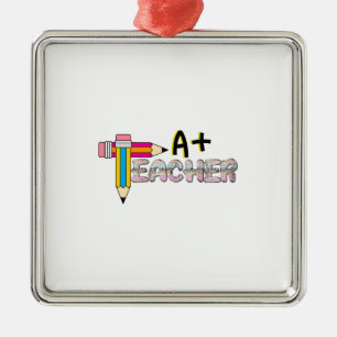 A Plus Lehrer Ornament Aus Metall