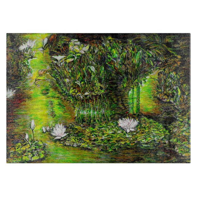 A Pond with Unpure Thoughts Schneidebrett (Vorderseite)