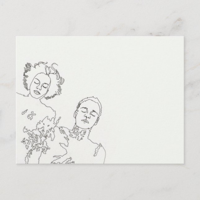 A POSTKARTE (Vorderseite)