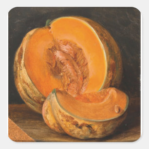 A Pumpkin - Josef Navrátil Quadratischer Aufkleber
