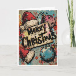 A punk christmas card karte