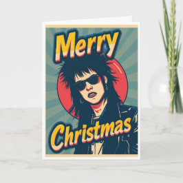 A punk christmas card karte