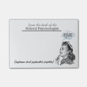 À quels psychologues d'école pensez (les post-it