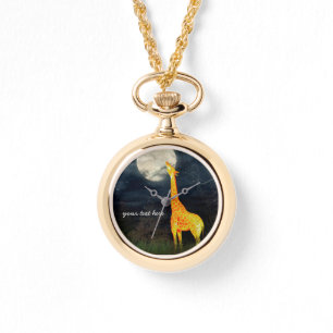 A quoi ressemble la lune ? Montre girafe et lune