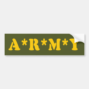 A*R*M*Y AUTOAUFKLEBER