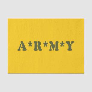 A*R*M*Y SEIDENPAPIER