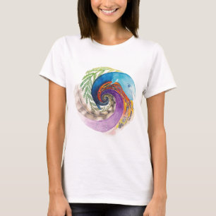 A.R.T. spürt, den T - Shirt der Frauen wirbeln, ih