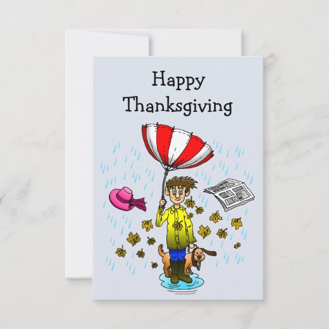 A Rainy Thanksgiving Day (Vorderseite)