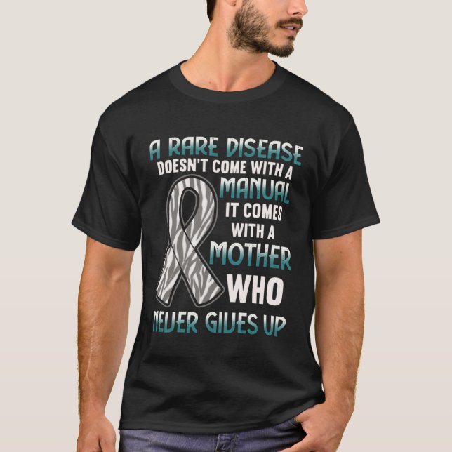 A Rare Disease Doesn t Come With A Manual  Zebra S T-Shirt (Vorderseite)