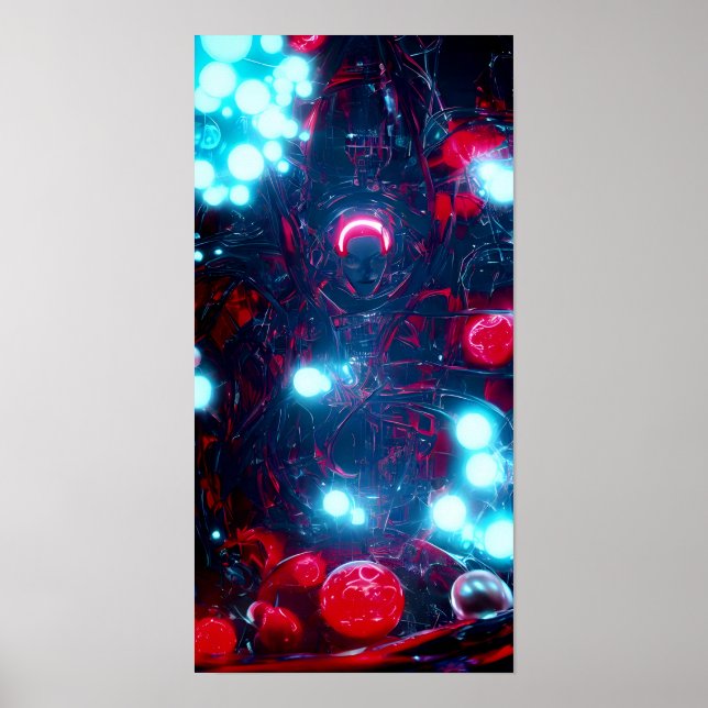 A Red Sphere 58 - A.I. Poster (Vorne)