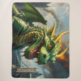 A Red Welsh Dragon Terrorizes London Sherpadecke