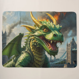 A Red Welsh Dragon Terrorizes London Sherpadecke