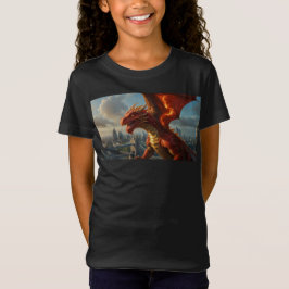 A Red Welsh Dragon Terrorizes London T-Shirt