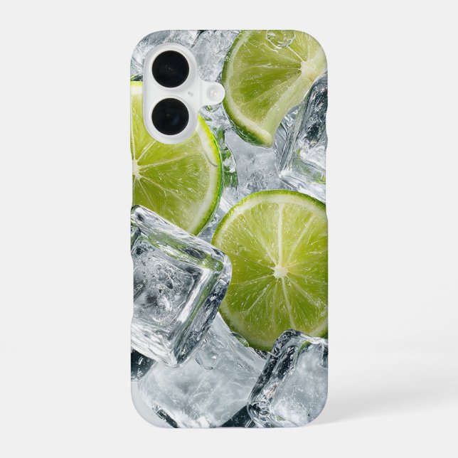 A refreshing summer moment featuring sparkling sod iPhone 16 hülle (Rückseite)