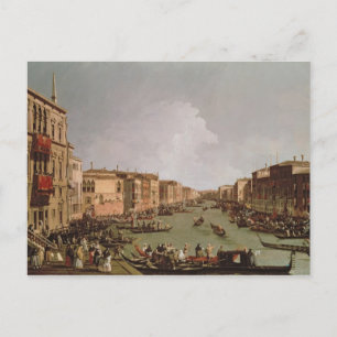 A Regatta am Canale Grande, c.1735 Postkarte
