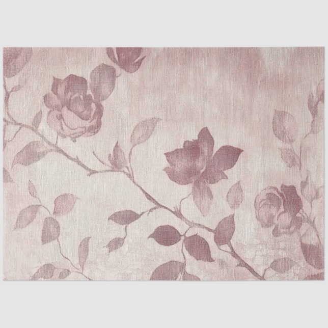 A Rose and Lace Series Design #12 Seidenpapier (Vorderseite)